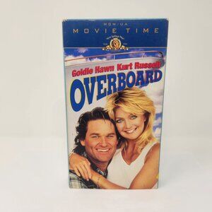 Goldie Hawn & Kurt Russell In "Overboard" VHS 1987 Rated PG (vhs)